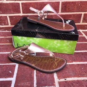 Sam Edelman Womens Leather Greta Sandals Pink Opal